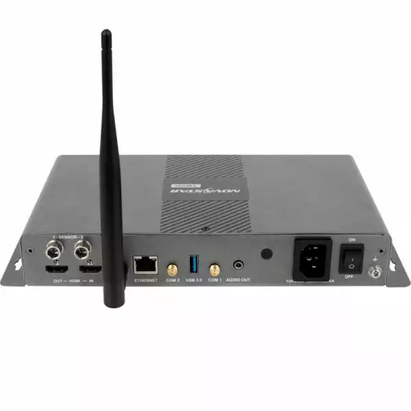 Контролер NOVASTAR TB-50, 4 Core A55 Processor 1.8Ghz, 2-channel Gigabit Ethernet port output, Loading Capacity: 1.3M Pixels, Android 11, W: 4096 H:1920, 2pcs Sensor, USB, SIM Card, 1GB RAM, 16GB Storage, 1x HDMI, Wi-Fi, iOS and Android Control