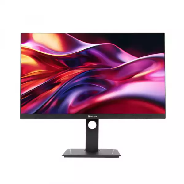Монитор AG Neovo DW-2702, 27", IPS panel, Wide Color Gamut, 3H, WQHD 2560 x 1440, 350 cd/m2, 1000000:1(DCR), 5ms, Anti-Glare, HDMI, DisplayPort, USB-C, 2x USB, LAN, Audio Out, Speakers, External power, HAS, Swivel, Tilt, Pivot, VESA 100, Black