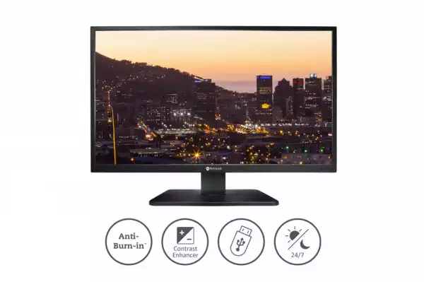 Монитор AG Neovo SC-32E, 31.5" LED, VA panel, Security Display, 1920x1080, 300 cd/m2, 5ms, VGA, HDMI, BNC, BNC-out, Speakers, 24/7, Black