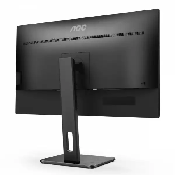 Монитор AOC 24P2QM 24 inch, WLED VA Panel, 3-sided frameless, Anti Glare, 16:9, 1920x1080, 300 cd/m2, 3000:1, 20M:1, 4ms, HDMI, VGA, DVI, DisplayPort, 4x USB, Flicker-free, Low blue light, Tilt, Swivel, HAS, Pivot, Speakers, VESA, Black