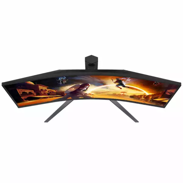 Монитор AOC CU34G4Z, 34" Gaming monitor, Fast VA panel, Curved 1500R, Anti-Glare, 21:9, UWQHD 3440x1440, 450cd/m2, 2500:1, 240Hz, 0.5ms, HDR 400, Adaptive Sync, PiP + PbP, Flicker Free, Low Blue Light, 2x HDMI, DP, 2x USB, Audio out, HAS, Swivel, Tilt, VESA 100, Black