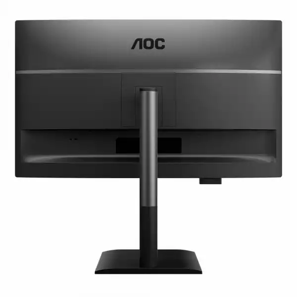 Монитор AOC Q27P4U, 27" IPS WLED panel, AG, 16:9, QHD 2560x1440, 350cd/m2, 1500:1, 50M:1, 120Hz, 4ms, HDR mode, Adaptive Sync, Flicker Free, Anti Blue Light, sRGB, Pop-out USB Hub, 2x HDMI, DP, USB-C, 3x USB, Audio out, Speakers, HAS, Swivel, Tilt, Pivot, VESA 100, Energy class C, Black