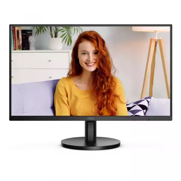 Монитор AOC U27B3M, 27", VA WLED panel, Anti-Glare, UHD 3840x2160, 16:9, 60Hz, 4ms, 300 cd/m2, 3500:1, 20M:1, HDR10, Flicker Free, Low Blue Light, Adaptive Sync, 2x HDMI, DisplayPort, Audio Out, Speakers, Tilt, VESA 100, Black Монитор AOC U27B3M, 27", VA WLED panel, Anti-Glare, UHD 3840x2160, 16:9, 60Hz, 4ms, 300 cd/m2, 3500:1, 20M:1, HDR10, Flicker Free, Low Blue Light, Adaptive Sync, 2x HDMI, DisplayPort, Audio Out, Speakers, Tilt, VESA 100, Black