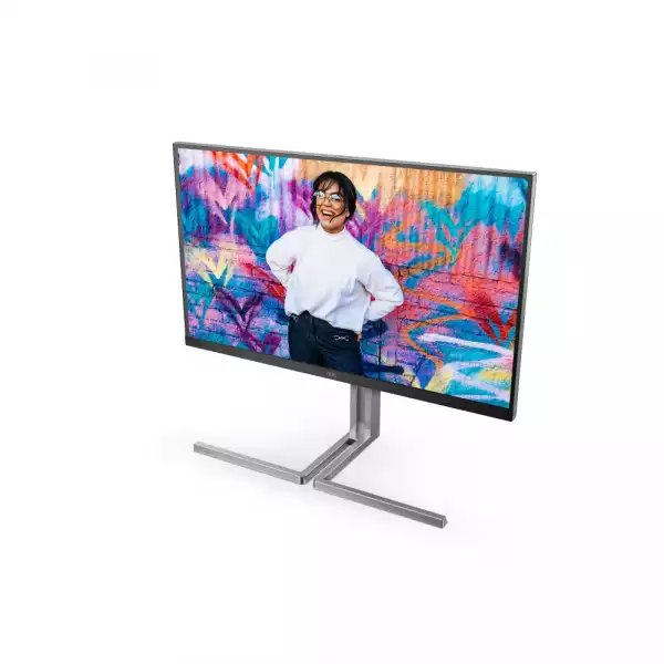 Монитор AOC U32U3CV, 31.5" Nano IPS panel, AG, 16:9, UHD 3840x2160, 400cd/m2, 1000:1, 4ms, 60Hz, HDR 400, Adaptive Sync, PiP, PbP, Flicker Free, KVM, DCI-P3, sRGB, 2x HDMI, DP, 3x USB-C, 4x USB, LAN, Audio Out, Speakers, HAS, Swivel, Tilt, Pivot, VESA 100, Black Монитор AOC U32U3CV, 31.5" Nano IPS panel, AG, 16:9, UHD 3840x2160, 400cd/m2, 1000:1, 4ms, 60Hz, HDR 400, Adaptive Sync, PiP, PbP, Flicker Free, KVM, DCI-P3, sRGB, 2x HDMI, DP, 3x USB-C, 4x USB, LAN, Audio Out, Speakers, HAS, Swivel, Tilt, Pivot, VESA 100, Black