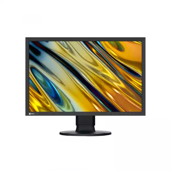 Монитор EIZO CS2400R, 24.1" IPS LED Panel, 16:10, 1920x1200, 300cd/m2, 1000:1, 14ms, 60Hz, Hardware calibration, KVM, USB-C docking, sRGB, Rec 709, DUE, HDMI, DP, USB-C, 4x USB-A, HAS, Swivel, Tilt, Pivot, VESA 100, Black