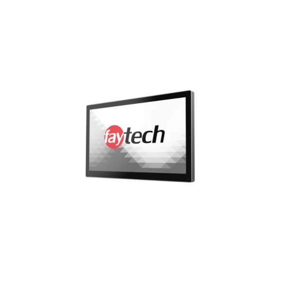 Монитор Faytech 4010078958 FT215TMACAPOB, 21.5", Аluminum frame, Optically bonded, Projected Capacitive 10- point Multi-touch, 16:9, 1920x1080, 1000:1, 250cd/m2, 7H, IK07, VGA, HDMI, DP, RS232, Audio in, Speakers, 24/7, IP65 Front / IP40 Back, VESA 100, 6 clamps required