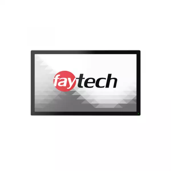 Монитор Faytech 4010078959 FT24TMACAPOB, 24", Аluminum frame, Optically bonded, Projected Capacitive 10- point Multi-touch, 16:9, 1920x1080, 3000:1, 500cd/m2, 7H, IK07, VGA, HDMI, DP, RS232, Audio in, Speakers, 24/7, IP65 Front / IP40 Back, VESA 100, 7 clamps required