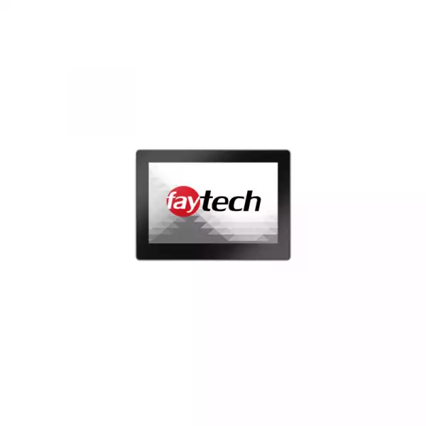 Монитор Faytech 4010079639 FT101TMACAPOB, 10.1", Aluminum frame, Optically bonded, Projected Capacitive 10- point Multi-touch, 16:10, 1280x800, 800:1, 350cd/m2, IK7, 7H, VGA, HDMI, DP, USB-B, RS232, Audio in, Speakers, IP65 Front/IP40 Back, 24/7, VESA 100, 4 clamps required