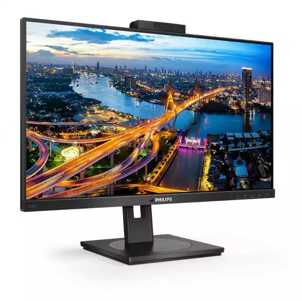 Монитор Philips 242B1H/00 23.8 inch, IPS panel, 1920x1080, 4ms, 250cd/m2, HDMI, VGA, DVI-D, Displayport, 3 x USB 3.2, Speakers, Built-in-Webcam, Ergonomic Stand, Камера Монитор Philips 242B1H/00 23.8 inch, IPS panel, 1920x1080, 4ms, 250cd/m2, HDMI, VGA, DVI-D, Displayport, 3 x USB 3.2, Speakers, Built-in-Webcam, Ergonomic Stand, Камера