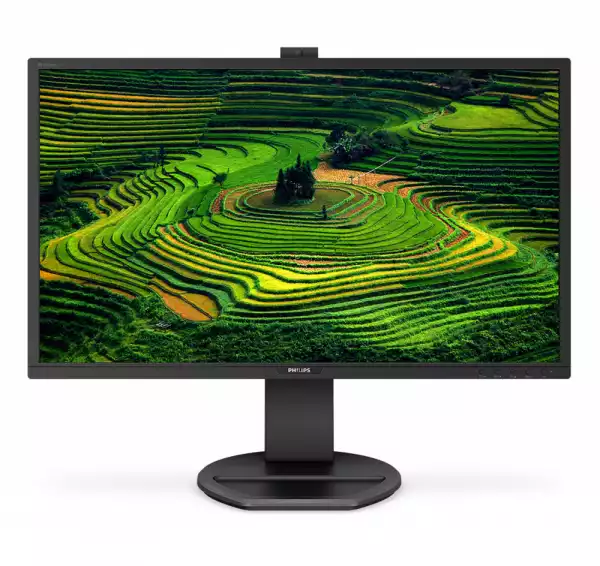 Монитор Philips 271B8QJKEB/00 27", IPS panel, 16:9, 1920x1080, 5ms, 250cd/m2, VGA, DVI, Displayport, HDMI, 2xUSB, Speakers, Height adjustment, Web Camera 2MP