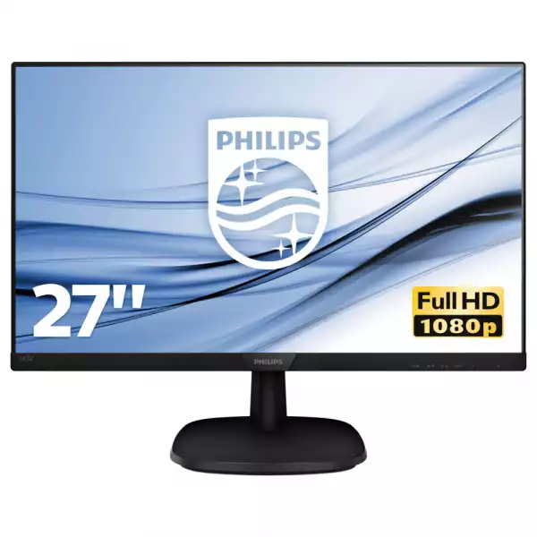 Монитор Philips 273V7QJAB/00 27` WLED, IPS, VGA, HDMI, DisplayPort, Speakers Монитор Philips 273V7QJAB/00 27` WLED, IPS, VGA, HDMI, DisplayPort, Speakers