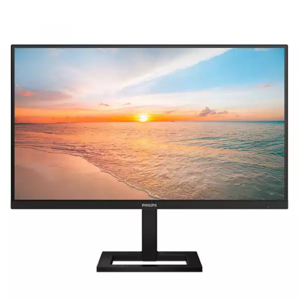 Монитор Philips 27E1N1900AE/00, 27", IPS WLED panel, AG, 4K UHD 3840x2160, 16:9, 60Hz, 4ms, 350 cd/m2, 1000:1, sRGB, HDR 10, Flicker Free, Low Blue Mode, EasyRead, 2x HDMI, USB-C 3.2, 2x USB, Audio Out, Speakers, HAS, Tilt, VESA 100, Black