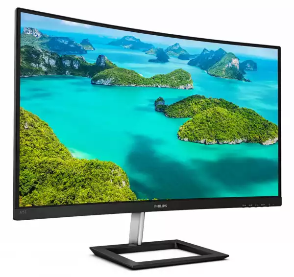 Монитор Philips 325E1C/00 31.5" LED, VA panel, Curved Monitor, 16:9, 2560x1440, 4ms, 250cd/m2, Display port, HDMI, VGA