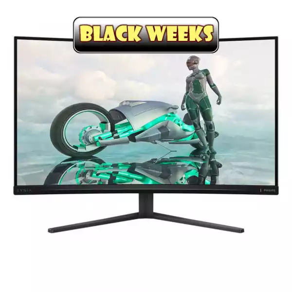 Монитор Philips 32M2C3500L/00, 31.5", Fast VA panel, Evnia curved gaming monitor, 16:9, AG, QHD 2560x1440, 300cd/m2, 3500:1, 180Hz, 0.5ms, HDR 10, FreeSync Premium, Low input Lag, sRGB, Flicker-free, EasyRead, 2x HDMI, 2x DP, Audio out, Tilt, VESA 100, Black Монитор Philips 32M2C3500L/00, 31.5", Fast VA panel, Evnia curved gaming monitor, 16:9, AG, QHD 2560x1440, 300cd/m2, 3500:1, 180Hz, 0.5ms, HDR 10, FreeSync Premium, Low input Lag, sRGB, Flicker-free, EasyRead, 2x HDMI, 2x DP, Audio out, Tilt, VESA 100, Black