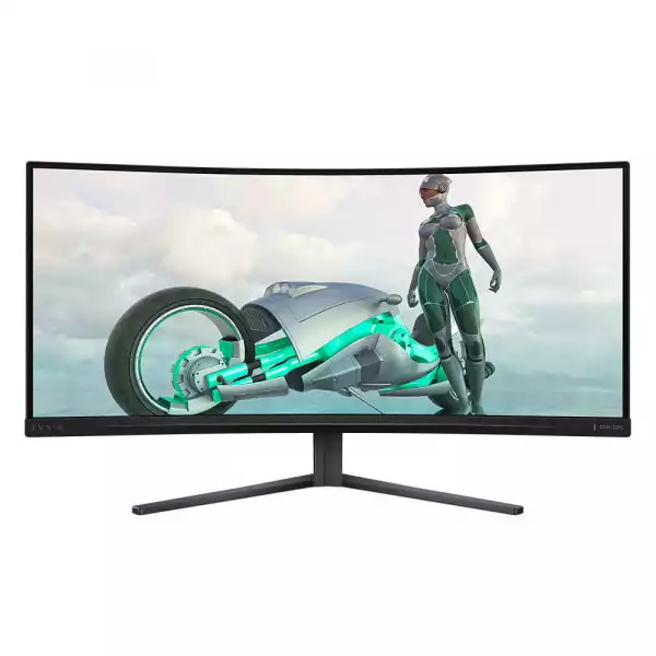 Монитор Philips 34M2C3500L/00, 34", Evnia curved gaming monitor, Fast VA panel, 21:9, AG, WQHD 3440x1440, 300cd/m2, 4000:1, 0.5ms, 180Hz, Adobe RGB, sRGB, DCI-P3, HDR 10, Adaptive sync, Flicker-free, PIP / PBP, 2x HDMI, DisplayPort, Audio out, Tilt, VESA 100, Black Монитор Philips 34M2C3500L/00, 34", Evnia curved gaming monitor, Fast VA panel, 21:9, AG, WQHD 3440x1440, 300cd/m2, 4000:1, 0.5ms, 180Hz, Adobe RGB, sRGB, DCI-P3, HDR 10, Adaptive sync, Flicker-free, PIP / PBP, 2x HDMI, DisplayPort, Audio out, Tilt, VESA 100, Black
