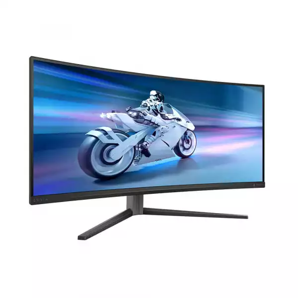 Монитор Philips 34M2C6500/00, 34", QD OLED Panel, Evnia, Curved 1800R, 2H, 21:9, WQHD 3440x1440, 1000cd/m2, 1000000:1, 0.03ms, 175Hz, Ultra Wide-Color, HDR400, VESA ClearMR 9000, Ambiglow, PBP/PIP, 2x HDMI, DP, 2x USB, Audio Out, HAS, Swivel, Tilt, VESA 100, Black