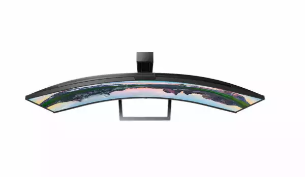 Монитор Philips 499P9H/00 48.8 inch LED, VA panel, Curved, 32:9, 5120x1440, 5ms, 450cd/m2, Display port, 2xHDMI, USB-C Docking, Speakers, Height adjustment, KVM, Webcam