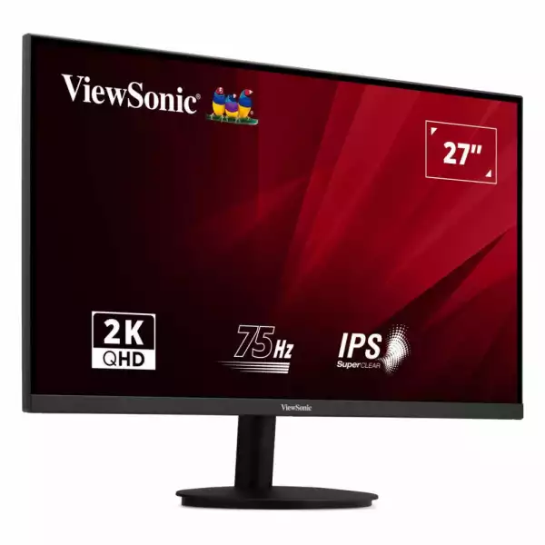 Монитор ViewSonic VA2708-2K-HD, 27", IPS LED panel, 16:9, 2K QHD 2560 x 1440, 300cd/m2, 1000:1, 1ms, 75Hz, HDR 10, sRGB, 2x HDMI, DP, Audio Out, DC Socket, Tilt, VESA 100, Black Монитор ViewSonic VA2708-2K-HD, 27", IPS LED panel, 16:9, 2K QHD 2560 x 1440, 300cd/m2, 1000:1, 1ms, 75Hz, HDR 10, sRGB, 2x HDMI, DP, Audio Out, DC Socket, Tilt, VESA 100, Black