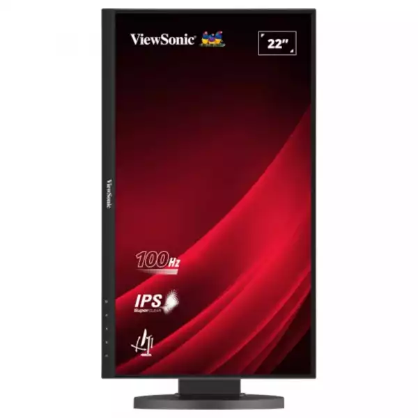 Монитор ViewSonic VG2208A, 21.5" Super Clear IPS panel, 16:9, AG, FHD 1920x1080, 250cd/m2, 1000:1, 5ms, 100Hz, sRGB, VRR, Flicker Free, HDMI, DisplayPort, 2x USB, Audio Out, Speakers, HAS, Swivel, Tilt, Pivot, VESA 100, Black Монитор ViewSonic VG2208A, 21.5" Super Clear IPS panel, 16:9, AG, FHD 1920x1080, 250cd/m2, 1000:1, 5ms, 100Hz, sRGB, VRR, Flicker Free, HDMI, DisplayPort, 2x USB, Audio Out, Speakers, HAS, Swivel, Tilt, Pivot, VESA 100, Black