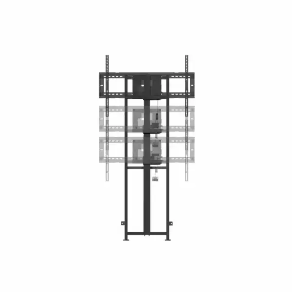 Моторизирана стойка за монтаж на стена ViewSonic VB-STND-104, For 55”–86” ViewBoard displays, 650mm height adjustment, 75 kg max, VESA up to 800x600mm, Control pad for easy operation, Black