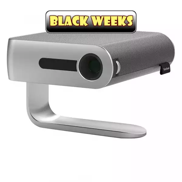 Мултимедиен проектор ViewSonic M1, Ultra-portable LED projector, WVGA 854x480, 250 Ansi Lumens, 12:000:1, USB, HDMI, speakers