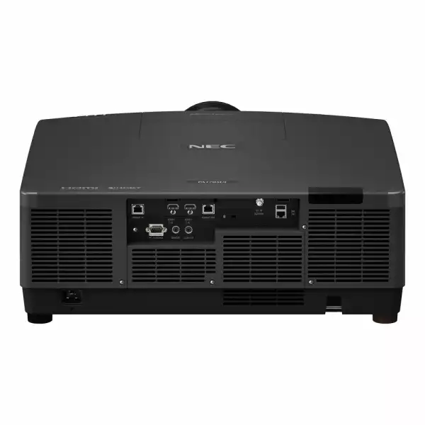 Проектор NEC 60005932 PA1705UL-B, Installation Laser Projector, 3LCD, 1920 x 1200 (WUXGA), 16000 Lm / 17000 Lm Center, 20000 hrs Light Source Life, Projection Distance 0.68 – 80.77m, 60" - 500" Screen Size, HDBaseT, 3G-SDI, 2 x HDMI, RS-232, LAN, USB, 43 / 37 (Normal / Silent), Black