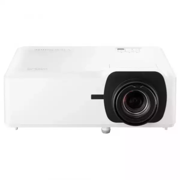 Проектор ViewSonic LS901HD, 3rd gen. Laser Phosphor, DLP, 0.65” DMD chip, 16:9, FHD 1920x1080, 6000AL, F=2.3-3.0, f=17.63 -27.9mm, Optical zoom 1.7x, Throw distance 0.80-13.55m, 2x HDMI, USB-A, Audio out, RS232, LAN, Speakers, Keystone correction, 360° projection, White