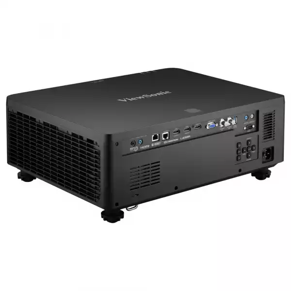 Проектор ViewSonic LS950WU, Laser DLP technology, Installation, 1920x1200 (WUXGA), 7100AL, 0.67" DMD chip, 3M:1, Optical Zoom 1.6, Throw Distance 1.33-13.06m, 2x HDMI, BNC, HDBaseT, HDMI Out, 3D SYNC Out, RS232, LAN, Audio In/Out, 12V Trigger, Speakers, 360° projection, Black
