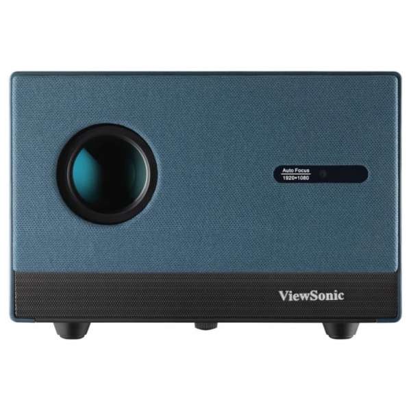 Проектор ViewSonic LX60HD, Smart LED projector, Built-in Google TV, Netflix app, 1LCD, 16:9, FHD 1920x1080, 630AL, Throw distance 1.42m-3.8m, 8GB storage, HDMI, 2x USB, AV in, Speakers, WiFi, BT, Auto focus, Auto screen fit, Keystone, Black/Grey