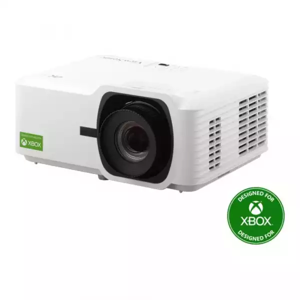 Проектор ViewSonic LX700-4K, Laser Home projector, 3500 AL, 4K-UHD 3840x2160, 3M:1, Throw ratio: 1.06-1.45, Throw distance: 1-7m, Image size: 30"-300", Keystone, 12V Trigger, Input lag: 4.2ms, 2x HDMI, RS232, Audio, USB-A, Speaker, Keystone, White