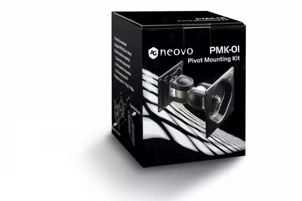Стойка за монитори AG Neovo PMK-01 Wall mount bracket, 180° swivel, 180° pivot , 270° display rotation, VESA (75 x 75 mm & 100 x 100 mm), Weight: up to 14 kg