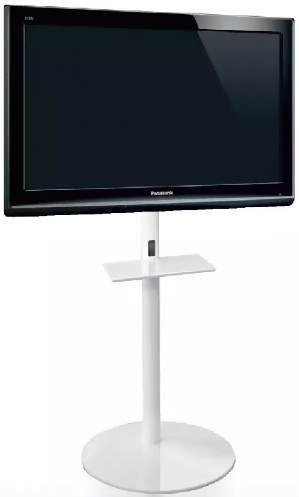 Стойка за под OMB PEDESTAL MAXI BL, 32"-50", Max 40kg, Min 100x100, Max 600x400, Hidden cables, Metal Shelf up to 6kg, Черна