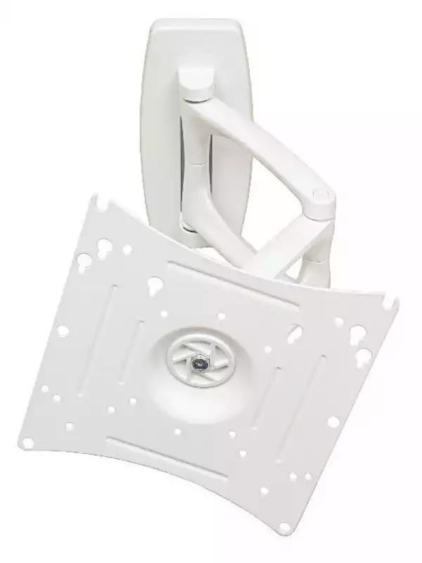 Стойка за стена OMB LUNAR 3, 10"- 40", Max 30kg, Min VESA 50, Max VESA 200, Distance from wall - from 55mm to 450mm, 90° left/right turn, 320° rotation(arm), 90° rotation left/right, 16° down/ 16° up tilt, 360° rotation, Aligning System, Easy Tilt, Бяла, product code: 16108