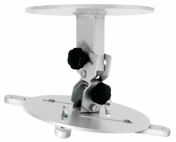 Стойка за таван OMB MONOPROJECTOR, Max 15kg, All-Sizes-Fit System - Универсален размер, Distance from ceiling - from 145mm to 184.5mm, 360° rotation, 30° down/ 30° up tilt, Бяла, product code: 16080