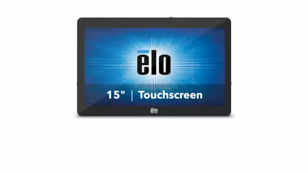 Тъч компютър EloPOS EPS15E2-2UWA-1-MT-4G-1S-NO-00-BK 15" touchscreen,  p/n E440439, 4GB RAM, 128GB SSD, Projected Capacitive 10-point touch, Zero-Bezel, I/O Hub Stand, USB-C, NO OS
