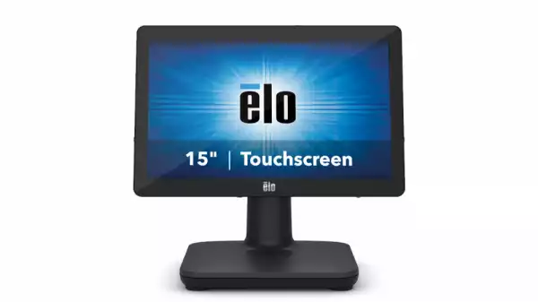 Тъч компютър EloPos EPS15E3-2UWA-1-MT-4G-1S-NO-00-BK 15 inch touchscreen,  p/n E441385, Core i3, 4GB RAM, 128GB SSD, Projected Capacitive, 10-point touch, Zero-Bezel, I/O Hub Stand, USB-C, NO OS
