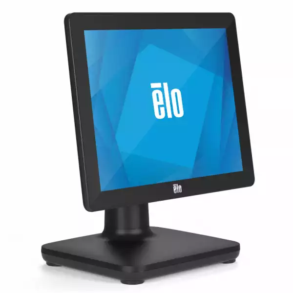 Тъч компютър EloPOS EPS15S3-2UWB-1-MT-4G-1S-NO-00-BK 15" touchscreen,  p/n E931706, 4:3, Core i3, 4GB RAM, 128SSD, Projected Capacitive 10-touch, Zero-Bezel, Antiglare, Black, with I/O Hub Stand, USB-C, NO OS