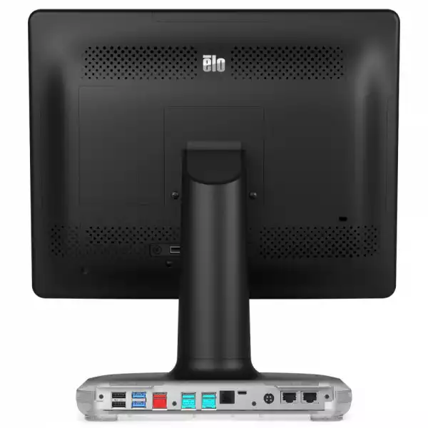 Тъч компютър EloPOS EPS15S3-2UWB-1-MT-4G-1S-NO-00-BK 15" touchscreen,  p/n E931706, 4:3, Core i3, 4GB RAM, 128SSD, Projected Capacitive 10-touch, Zero-Bezel, Antiglare, Black, with I/O Hub Stand, USB-C, NO OS