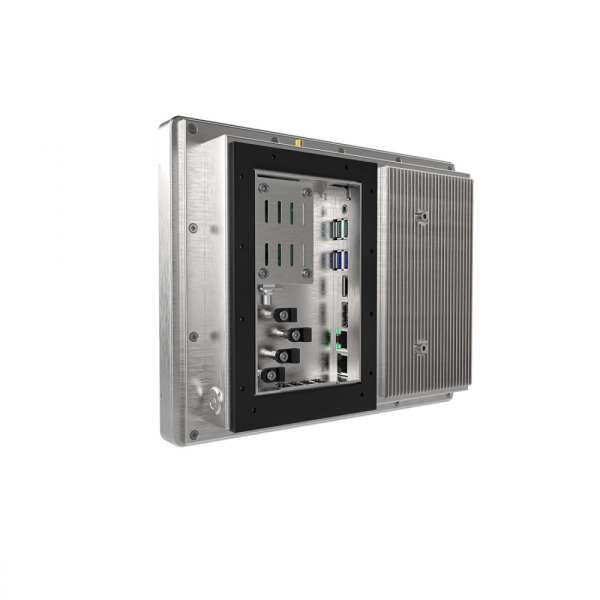 Тъч компютър Faytech 4010077766 FT101X6211EIP65HB, 10.1 inch, 16:10, AG, 1280 x 800, 1000cd/m2, 1000:1, PCAP touch, Intel Atom EHL-X6211E, 8GB, 128GB, HDMI, DP, 4x USB, RS232, LAN, Speakers, Audio, 9-36V, OB, Full IP65, Black