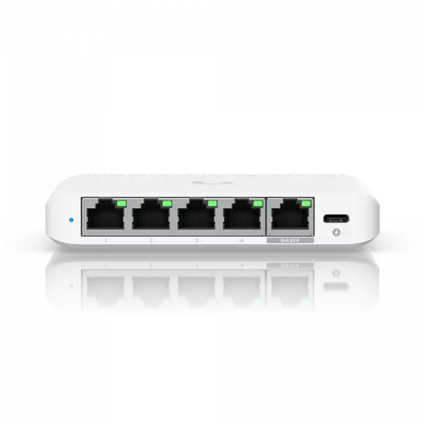 5-портов Gigabit комутатор Ubiquiti UniFi Flex Mini 2.5G