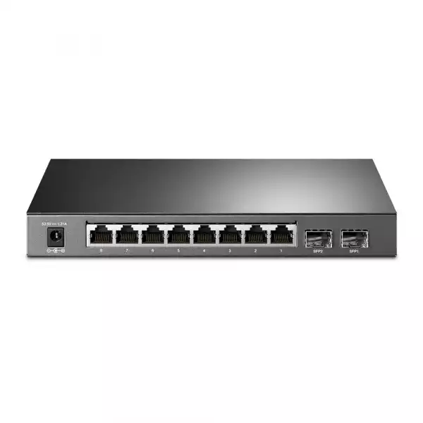 8-портов Gigabit Smart PoE+ комутатор TP-Link TL-SG2210P 2 SFP слота v3