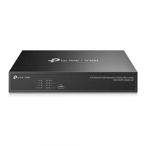 NVR TP-Link VIGI NVR1004H-4P PoE+ Network Video Recorder 4-канален