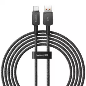 Кабел Baseus Unbreakable Series USB към Type-C 100W 2м  P10355801111-01 - черен