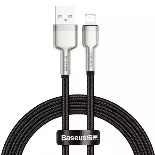 Кабел Baseus Cafule Metal Series USB-A към Lightning, 2м CALJK-B01 Кабел Baseus Cafule Metal Series USB-A към Lightning, 2м CALJK-B01