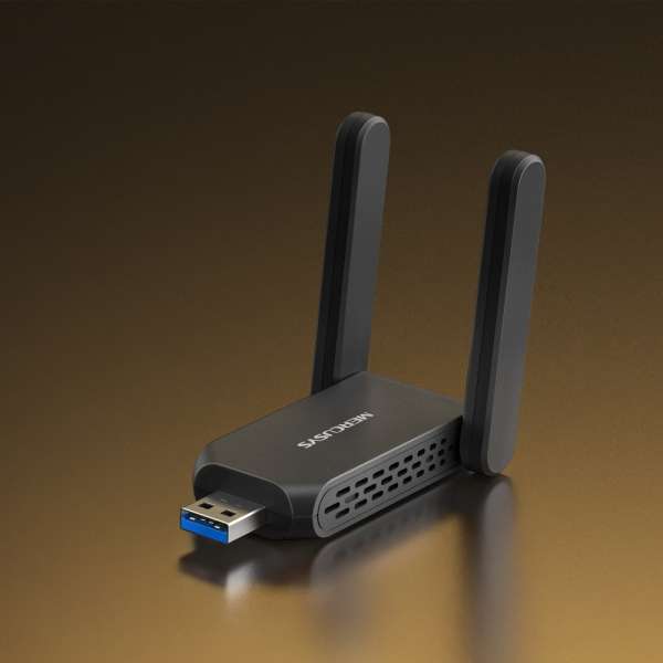 Безжичен 2-лентов USB адаптер с висок коефициент на усилване Mercusys MA72XH AX1800 Безжичен 2-лентов USB адаптер с висок коефициент на усилване Mercusys MA72XH AX1800