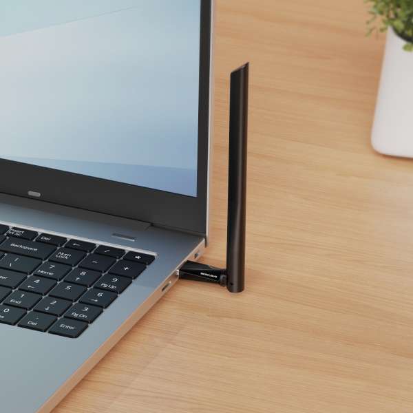 Безжичен USB адаптер с високо усилване Wi-Fi 6 Mercusys MA14H AX300 Безжичен USB адаптер с високо усилване Wi-Fi 6 Mercusys MA14H AX300
