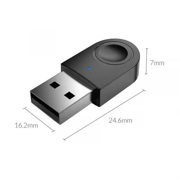 Bluetooth 5.0 USB адаптер Orico BTA-608-BK черен Bluetooth 5.0 USB адаптер Orico BTA-608-BK черен