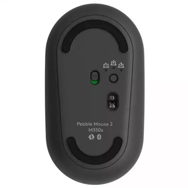 Bluetooth мишка - Logitech M350S Pebble 2 - TONAL GRAPHITE