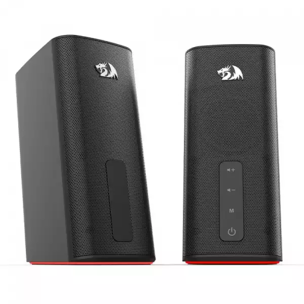 Bluetooth високоговорители Redragon Connie GS814 RGB осветление - черни