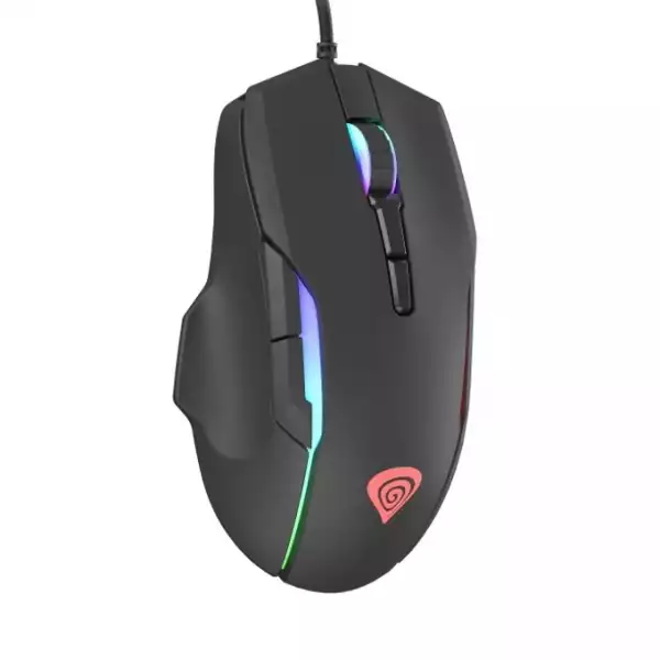 Геймърска мишка Genesis Xenon 220 NMG-1572, (6400 dpi), USB, RGB подсветка - черна
